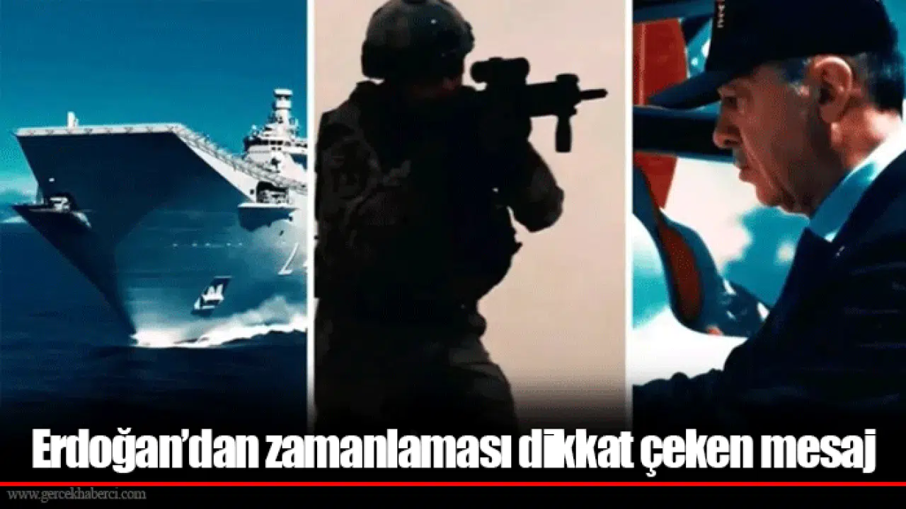Erdoğan’dan zamanlaması dikkat çeken mesaj