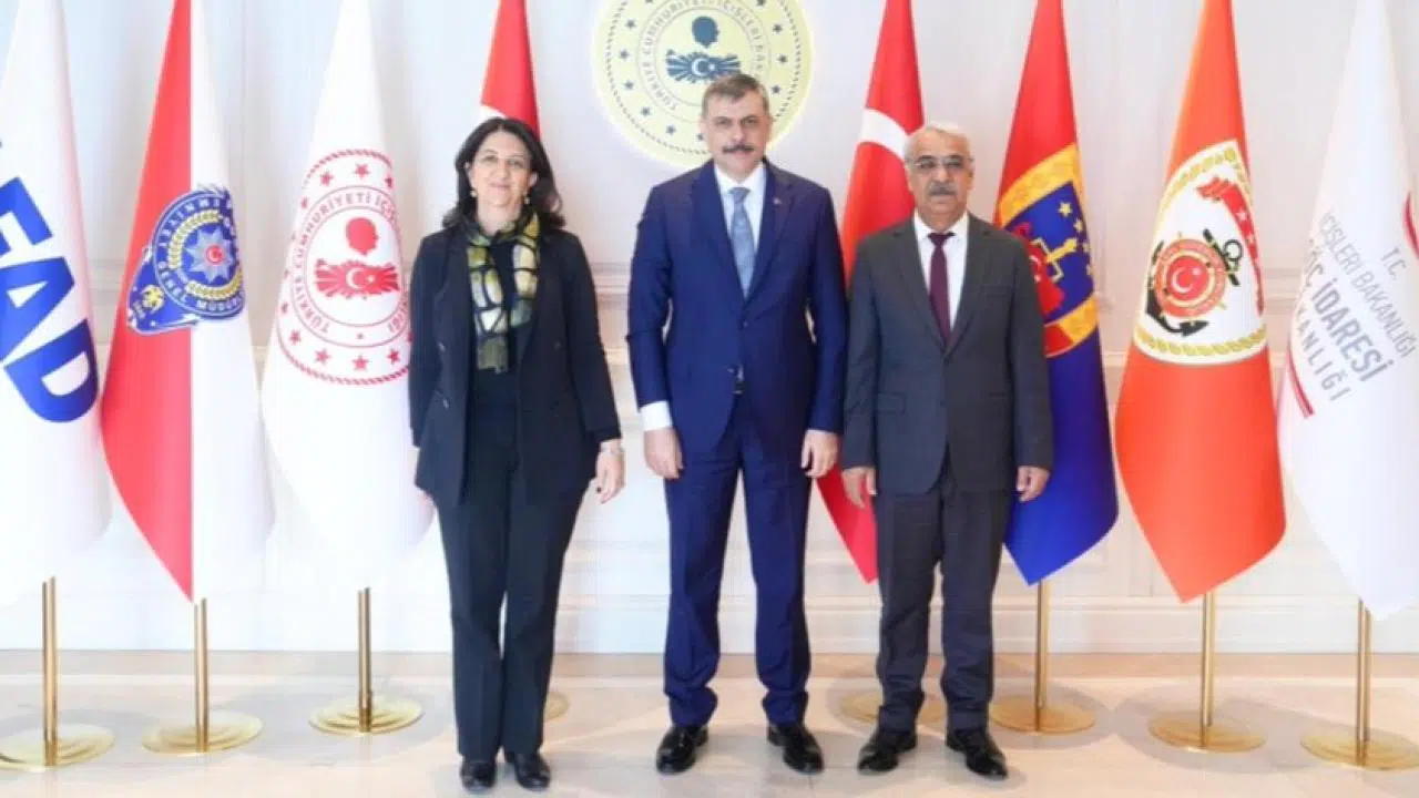 İçişleri Bakanı Çiftçi, DEM Partili Buldan ve Sancar ile görüştü