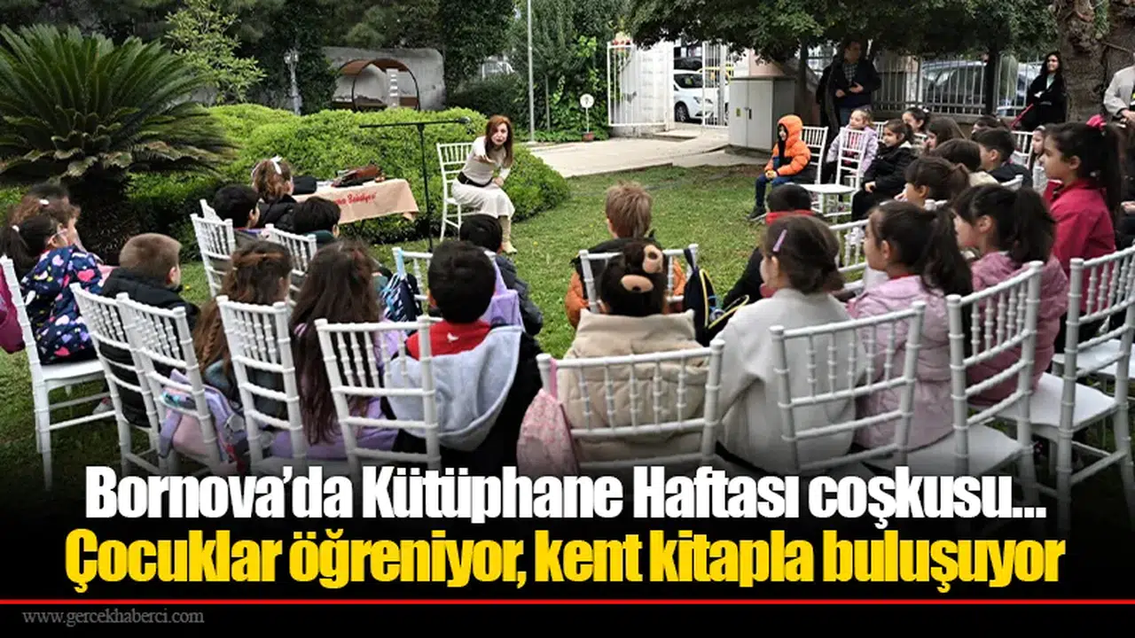 Bornova’da Kütüphane Haftası coşkusu…Kent kitapla buluşuyor