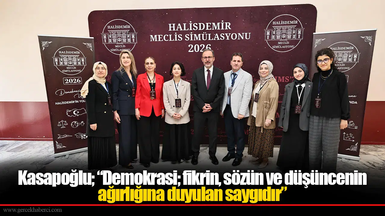 Kasapoğlu; “Demokrasi; fikrin, sözün ve düşüncenin ağırlığına duyulan saygıdır”