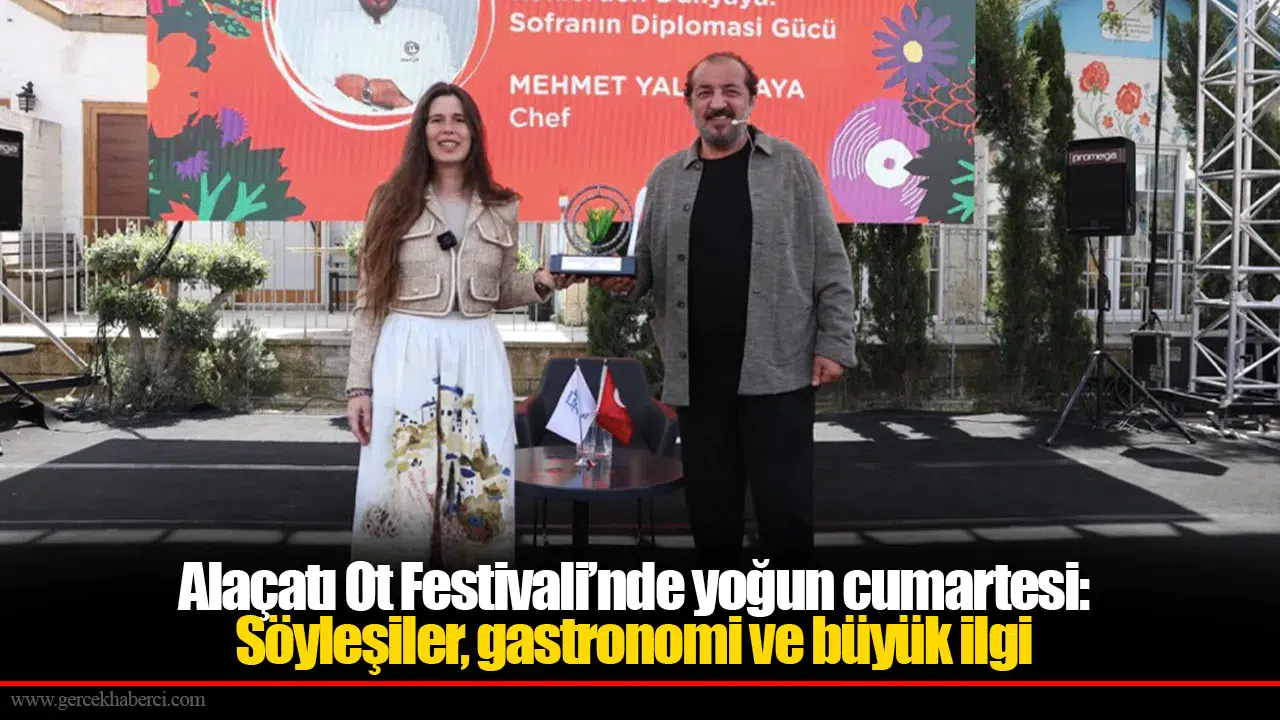 Alaçatı Ot Festivali’nde yoğun cumartesi: Söyleşiler, gastronomi ve büyük ilgi