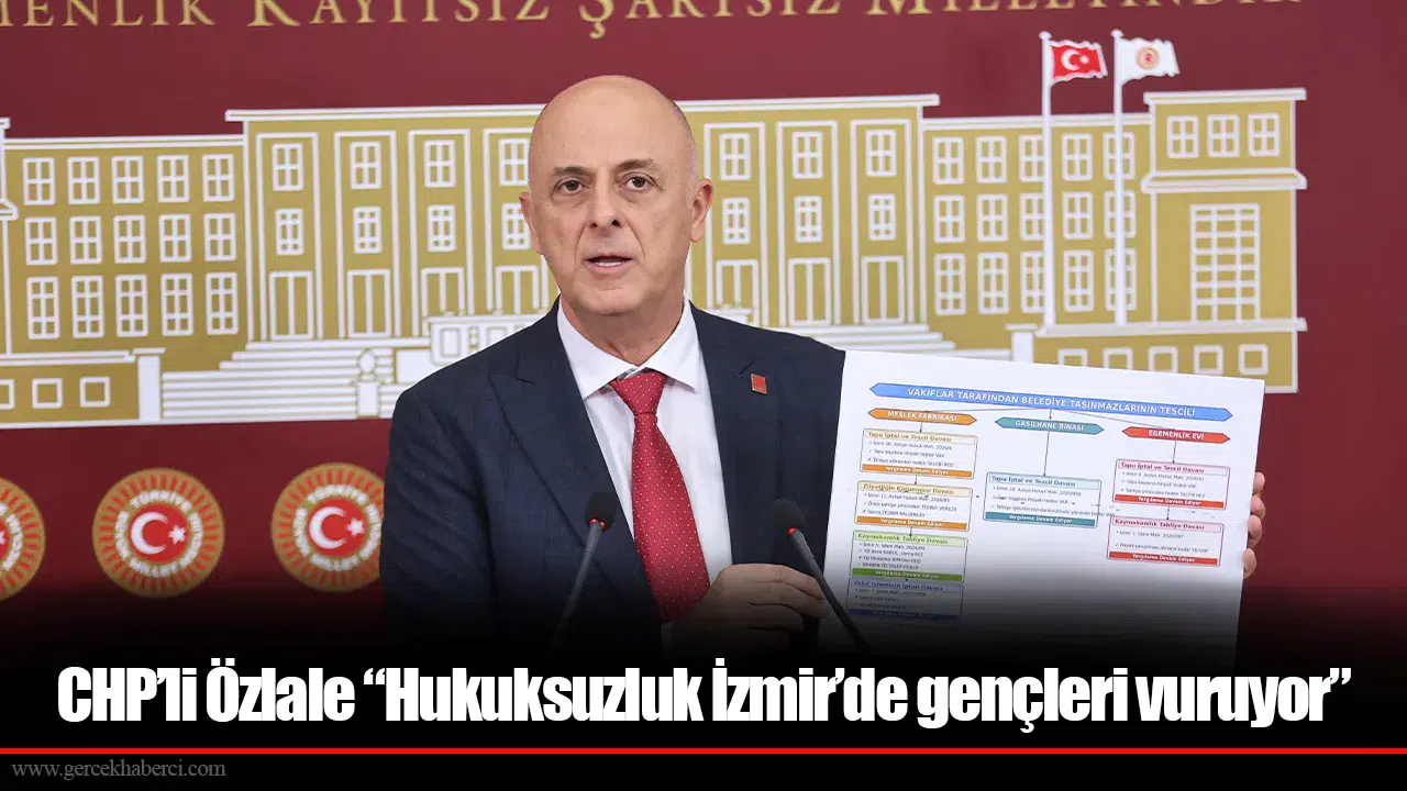 CHP’li Özlale: “Hukuksuzluk İzmir’de gençleri vuruyor”