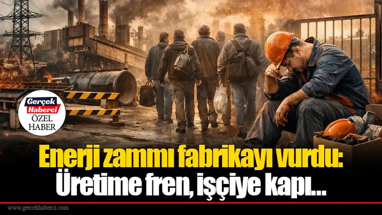 Enerji zammı fabrikayı vurdu: Üretime fren, işçiye kapı…