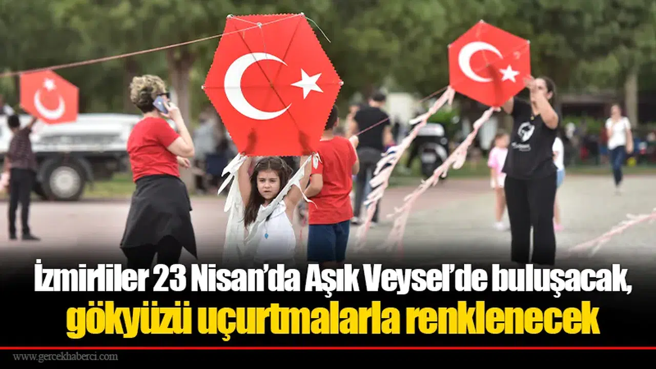 Bornova’da 23 Nisan coşkusu: Gökyüzü uçurtmalarla renklenecek