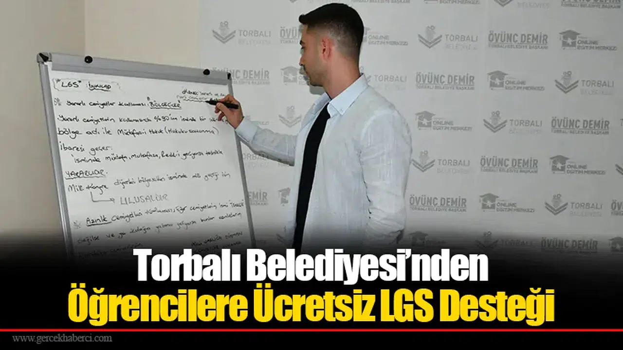 Torbalı Belediyesi’nden Öğrencilere Ücretsiz LGS Desteği