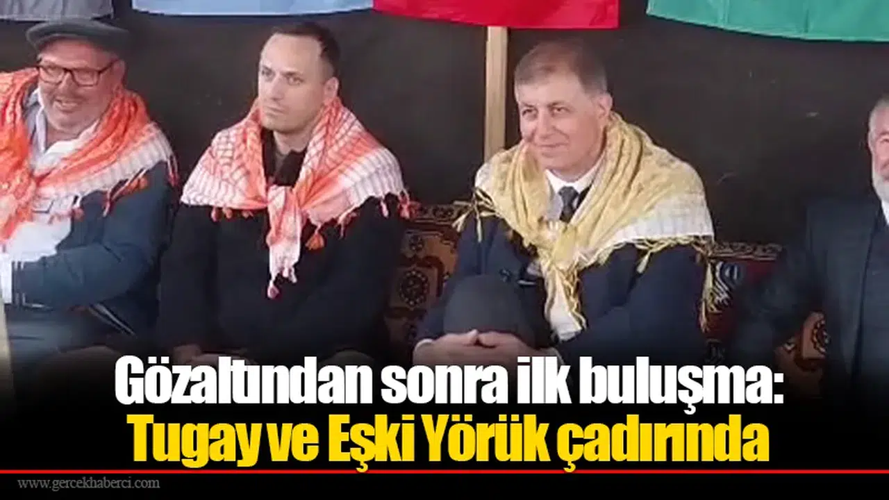 Gözaltından sonra ilk buluşma: Tugay ve Eşki Yörük çadırında