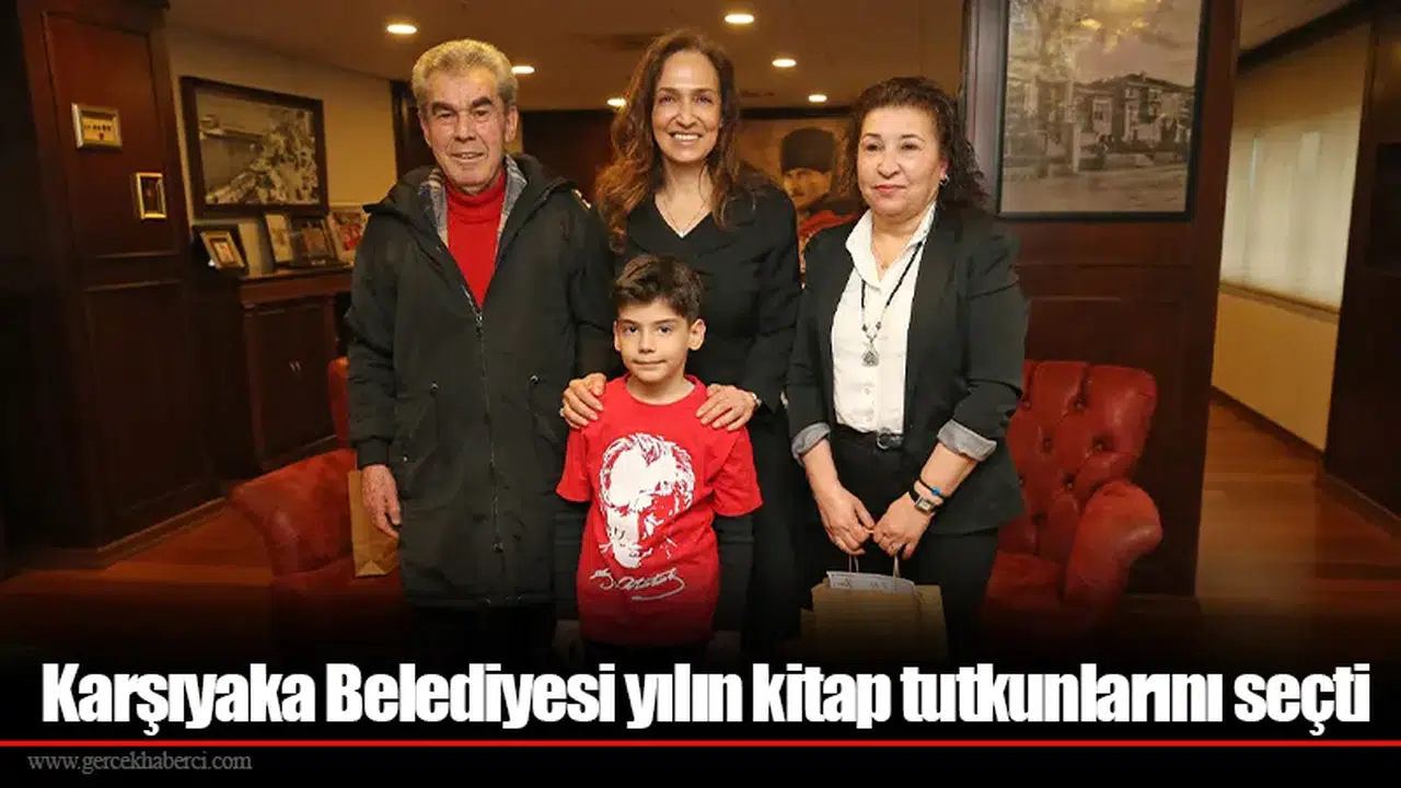 Karşıyaka Belediyesi yılın kitap tutkunlarını seçti