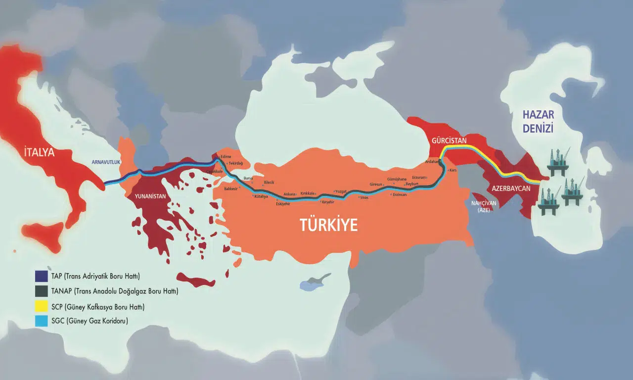Enerji Savaşlarında Yeni Rota: Türkiye Üzerinden Geçecek 4 Dev Proje