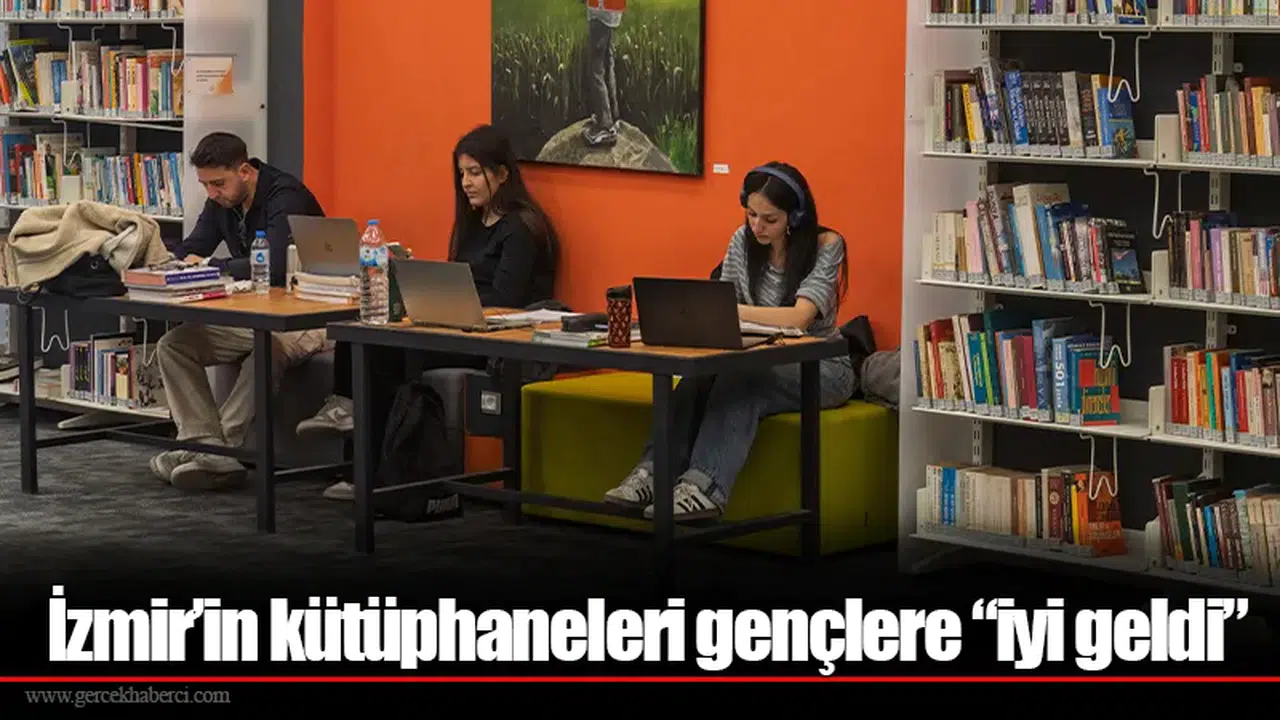 İzmir’in kütüphaneleri gençlere “iyi geldi”