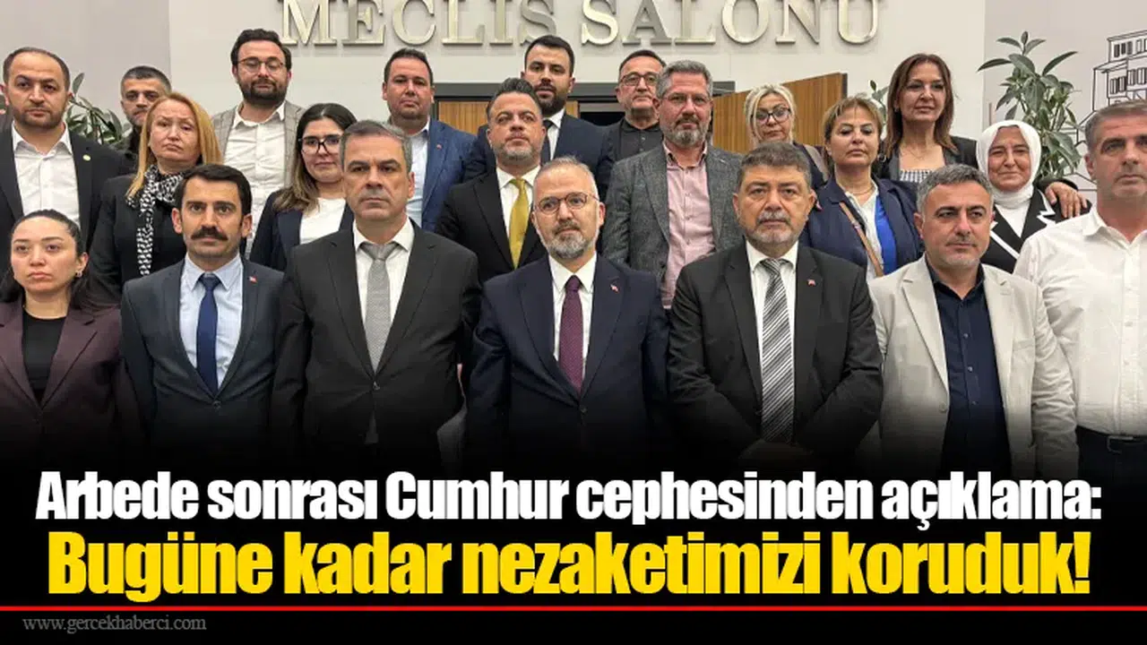 Arbede sonrası Cumhur cephesinden açıklama: Bugüne kadar nezaketimizi koruduk!