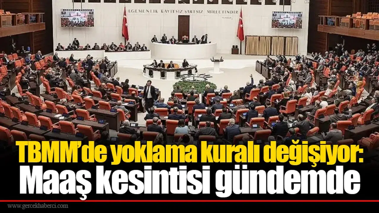 TBMM’de yoklama kuralı değişiyor: Maaş kesintisi gündemde