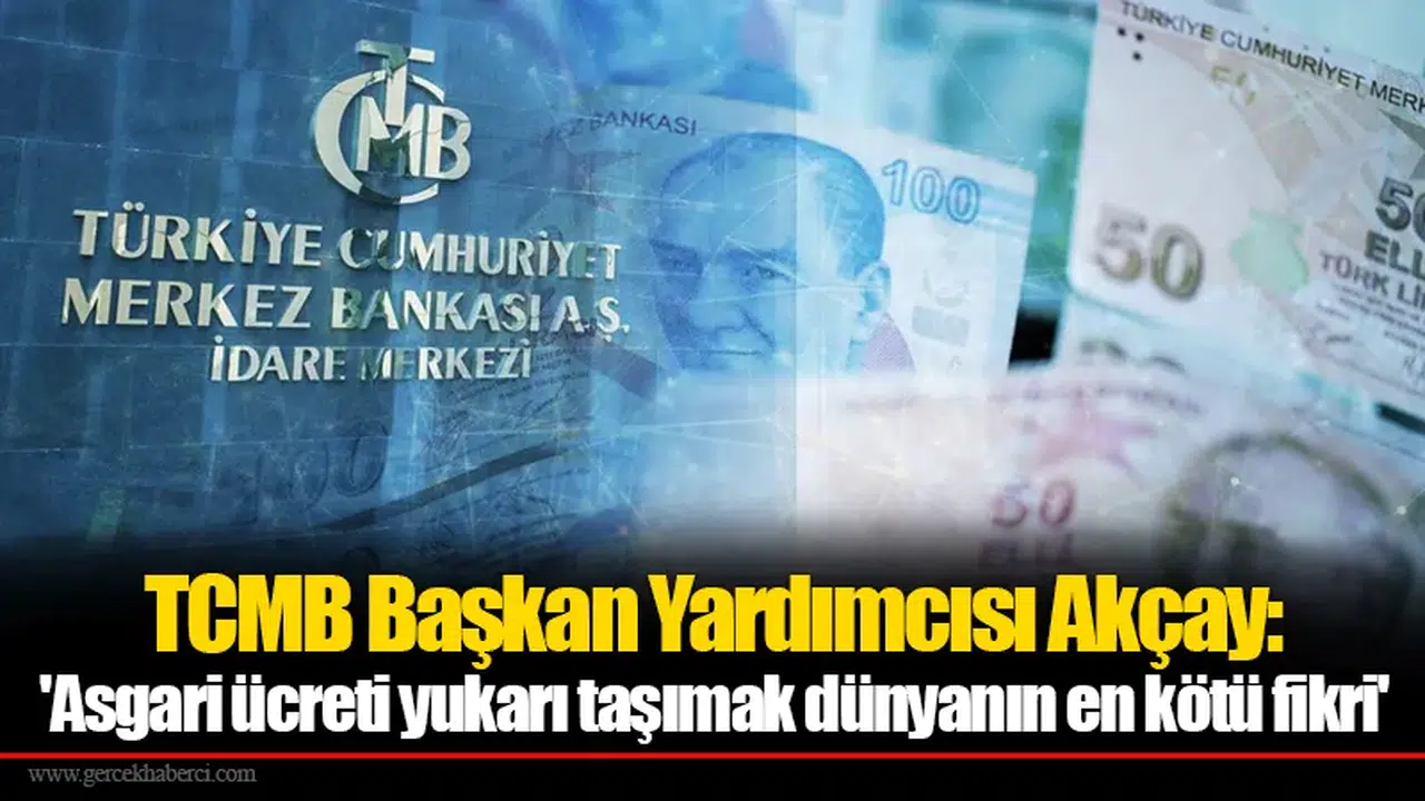 TCMB Başkan Yardımcısı Akçay: 'Asgari ücreti yukarı taşımak dünyanın en kötü fikri'