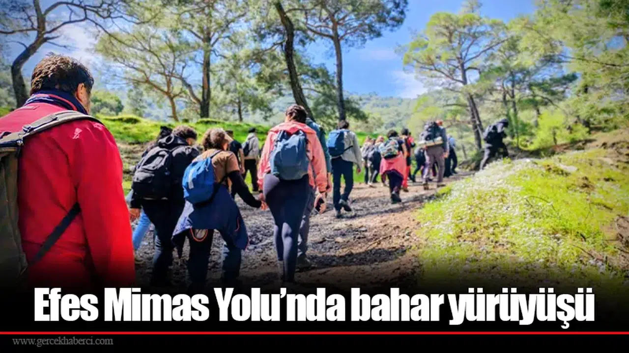 Efes Mimas Yolu’nda bahar yürüyüşü