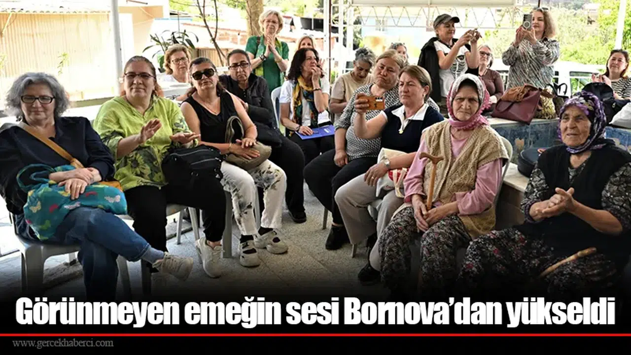 Görünmeyen emeğin sesi Bornova’dan yükseldi
