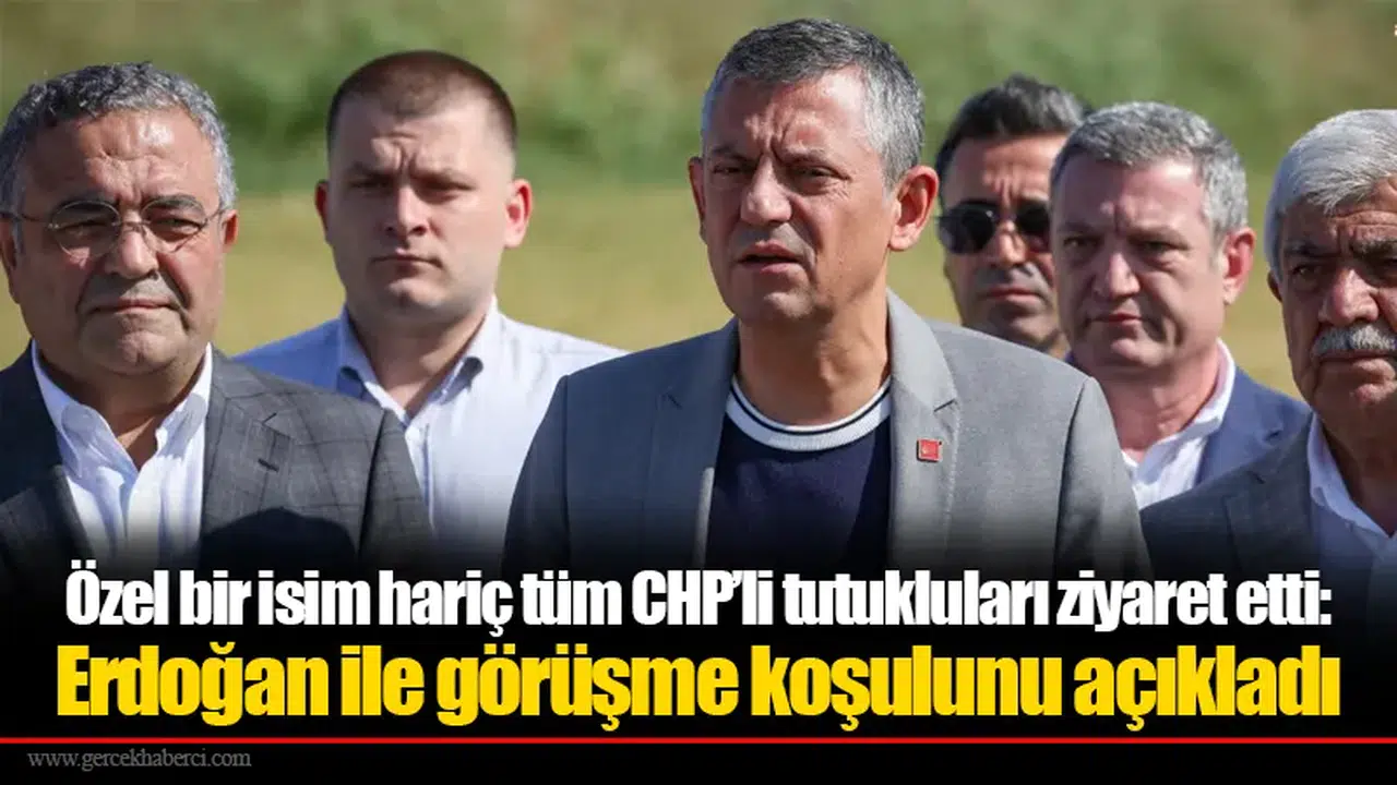 Özel bir isim hariç tüm CHP’li tutukluları ziyaret etti