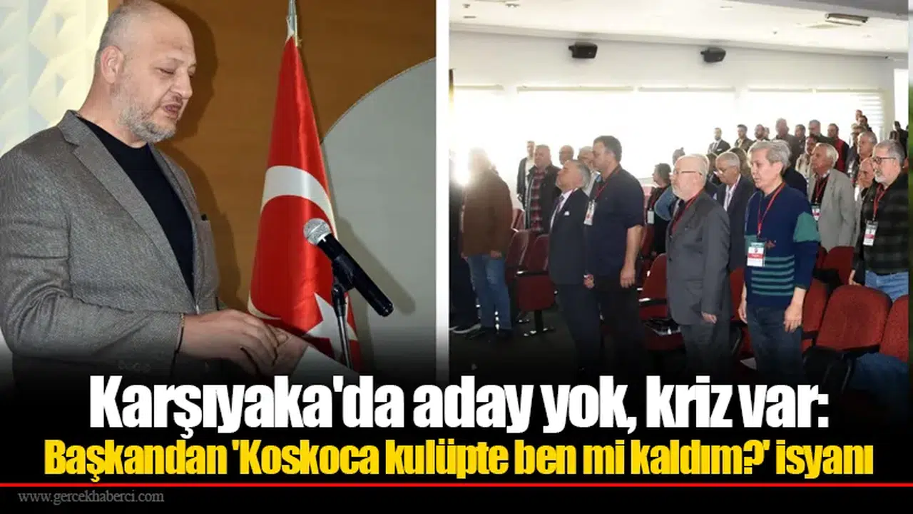 Karşıyaka'da aday yok, kriz var: Başkandan 'Koskoca kulüpte ben mi kaldım?' isyanı