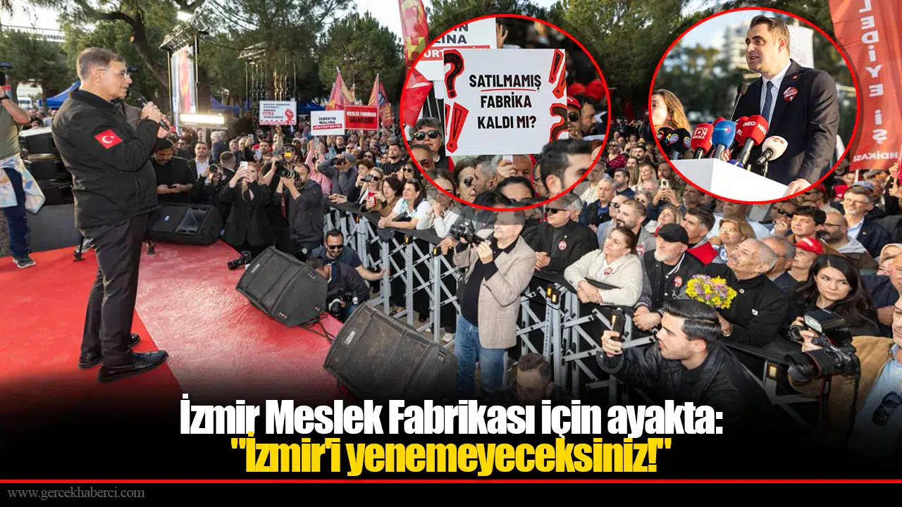 İzmir Meslek Fabrikası için ayakta: "İzmir'i yenemeyeceksiniz!"