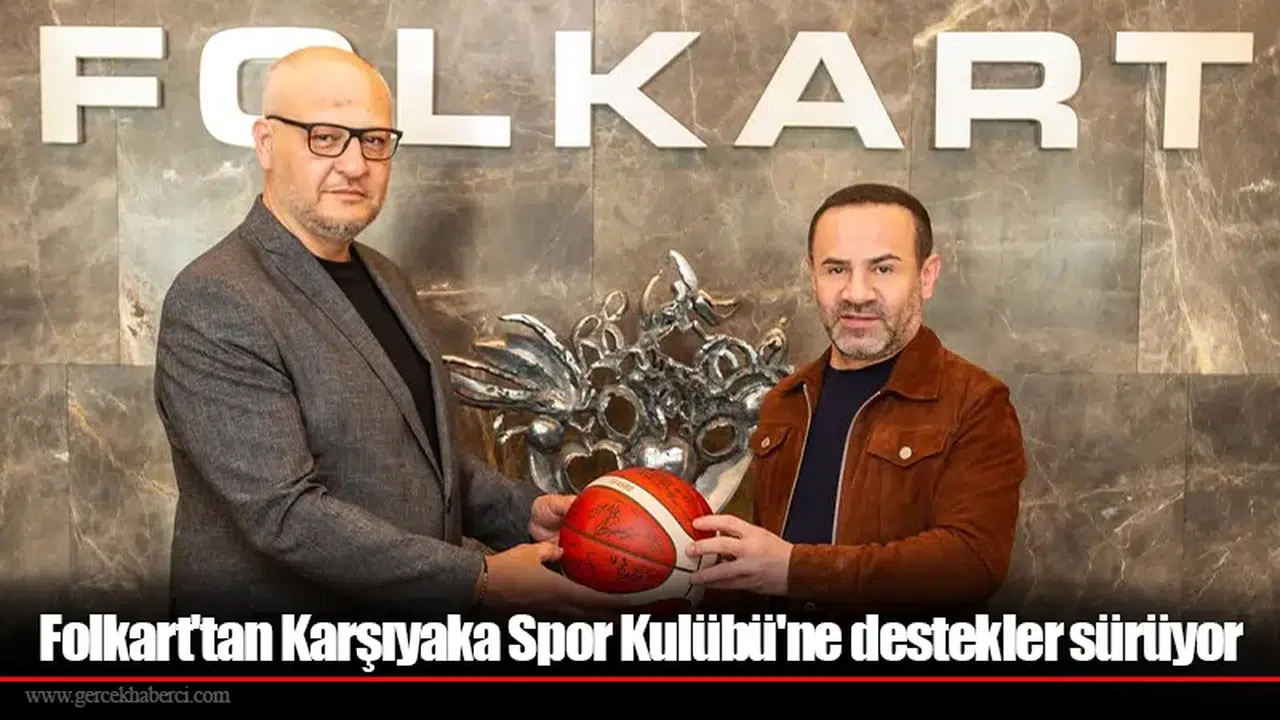 Folkart'tan Karşıyaka Spor Kulübü'ne destekler sürüyor