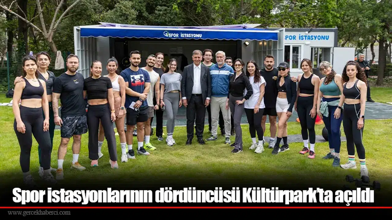 Spor istasyonlarının dördüncüsü Kültürpark’ta açıldı
