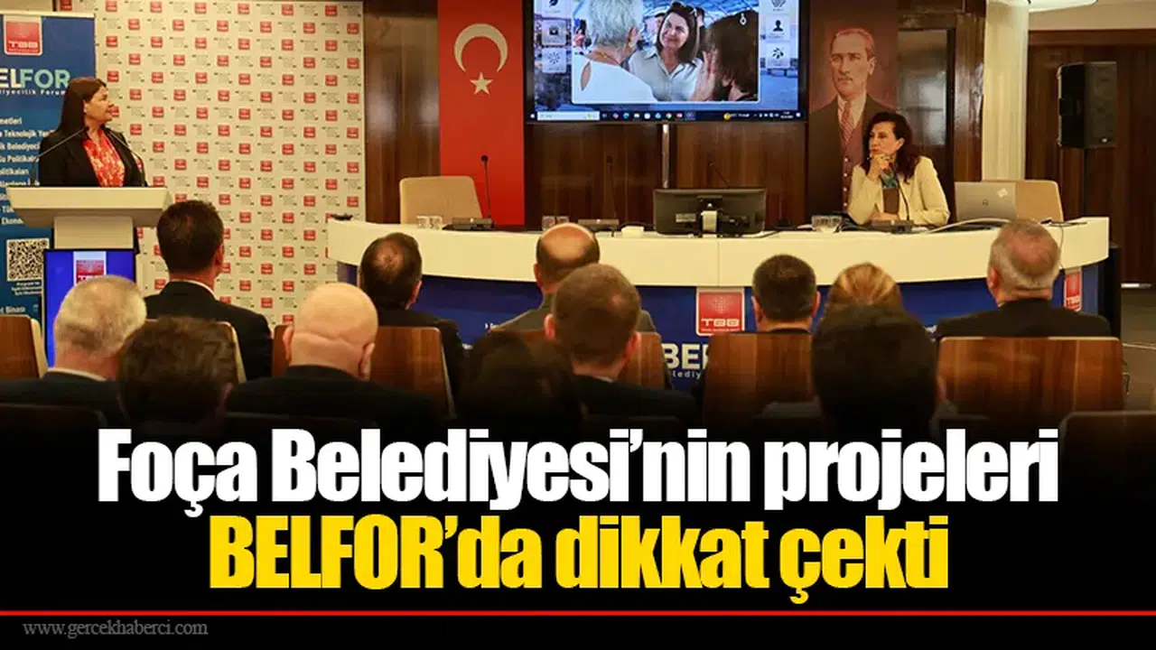 Foça Belediyesi’nin projeleri BELFOR’da dikkat çekti