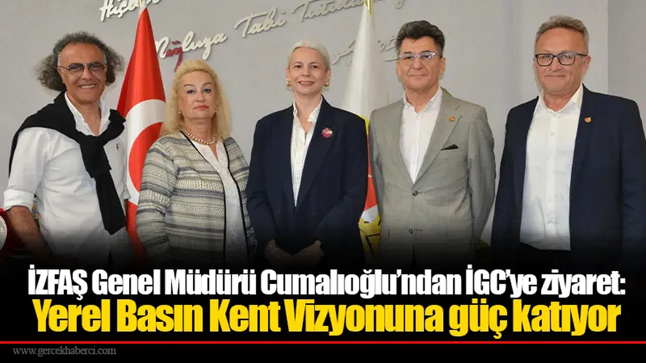 İZFAŞ Genel Müdürü Cumalıoğlu’ndan İGC’ye ziyaret