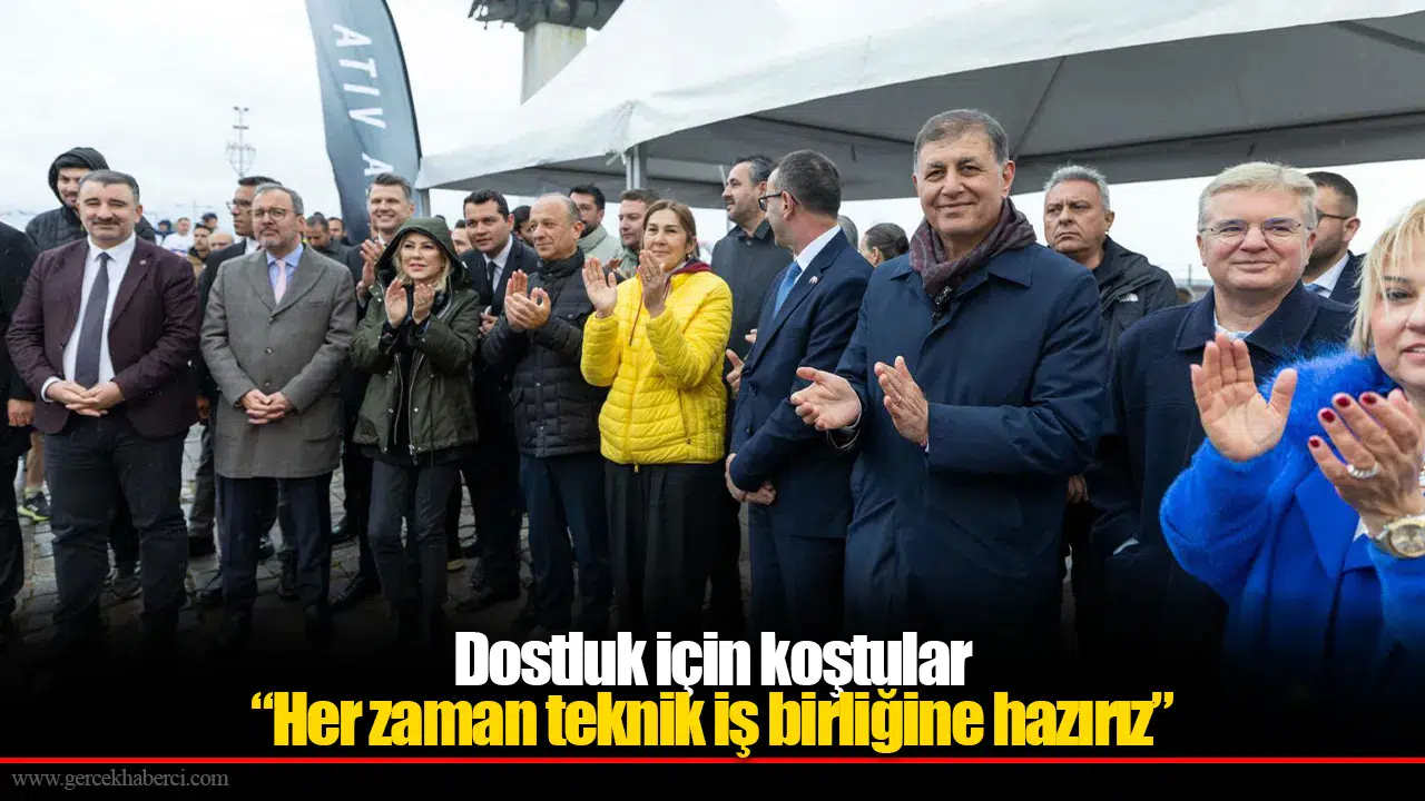 Dostluk için koştular