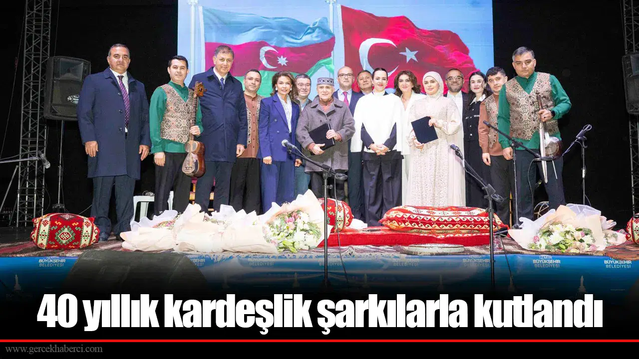 40 yıllık kardeşlik şarkılarla kutlandı
