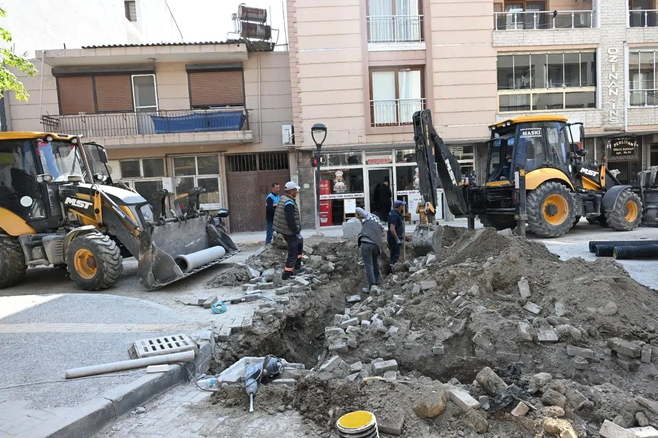 Saruhanlı'nın 22 Milyonluk Yatırımında Çalışmaların Yarısı Tamamlandı