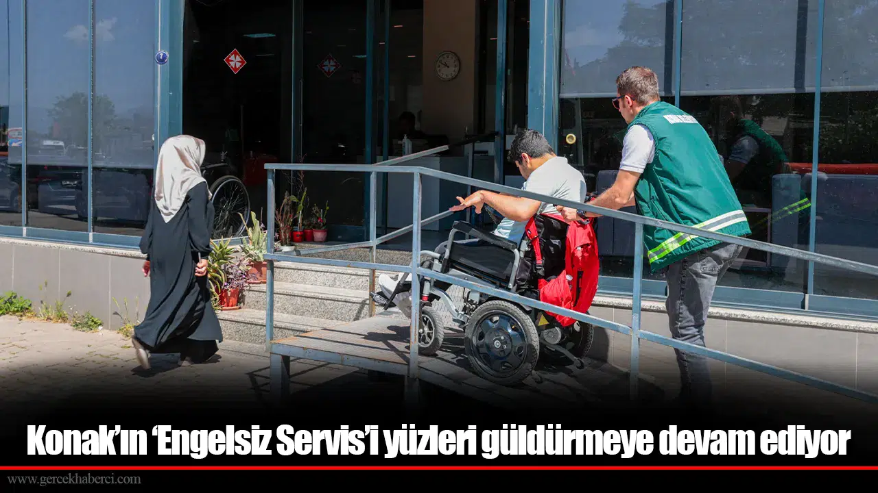 Konak’ın ‘Engelsiz Servis’i yüzleri güldürmeye devam ediyor