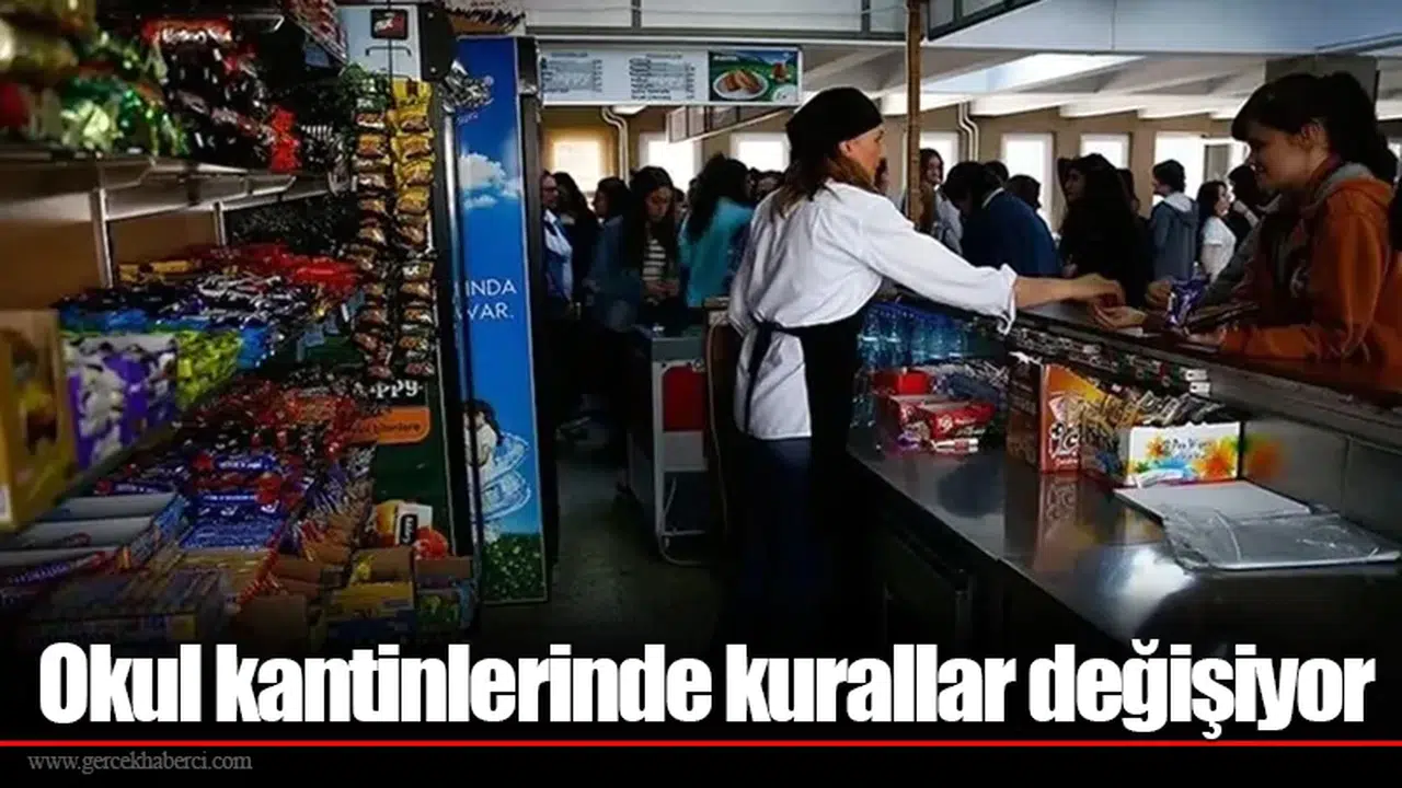 Okul kantinlerinde kurallar değişiyor