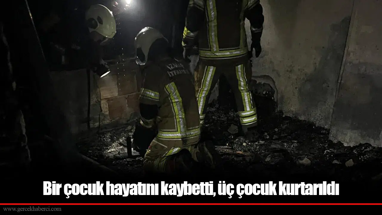 Bir çocuk hayatını kaybetti, üç çocuk kurtarıldı