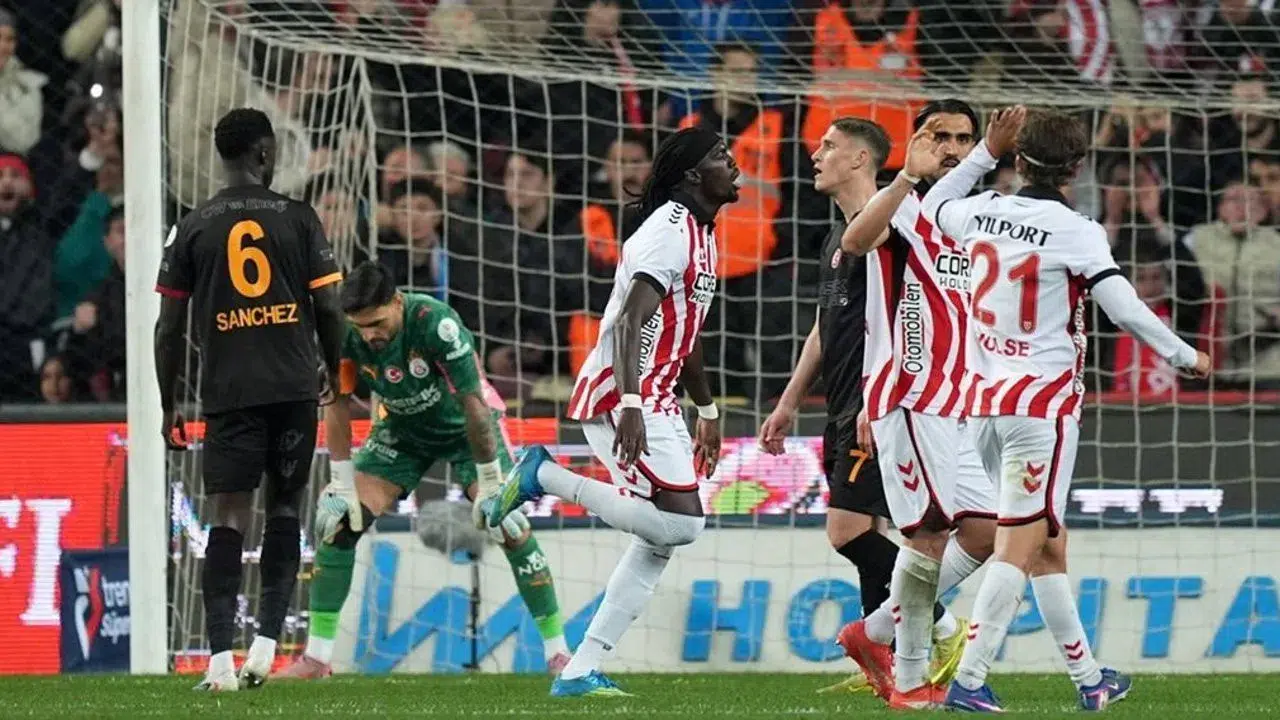 Galatasaray Samsun deplasmanında mağlubiyet yaşadı