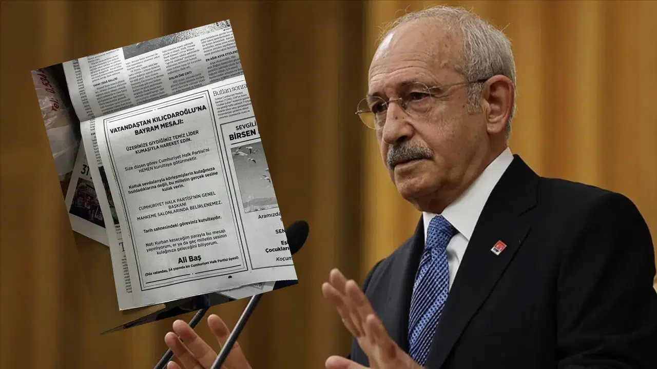 Kurban parasını ilana yatırdı, Kılıçdaroğlu'na seslendi