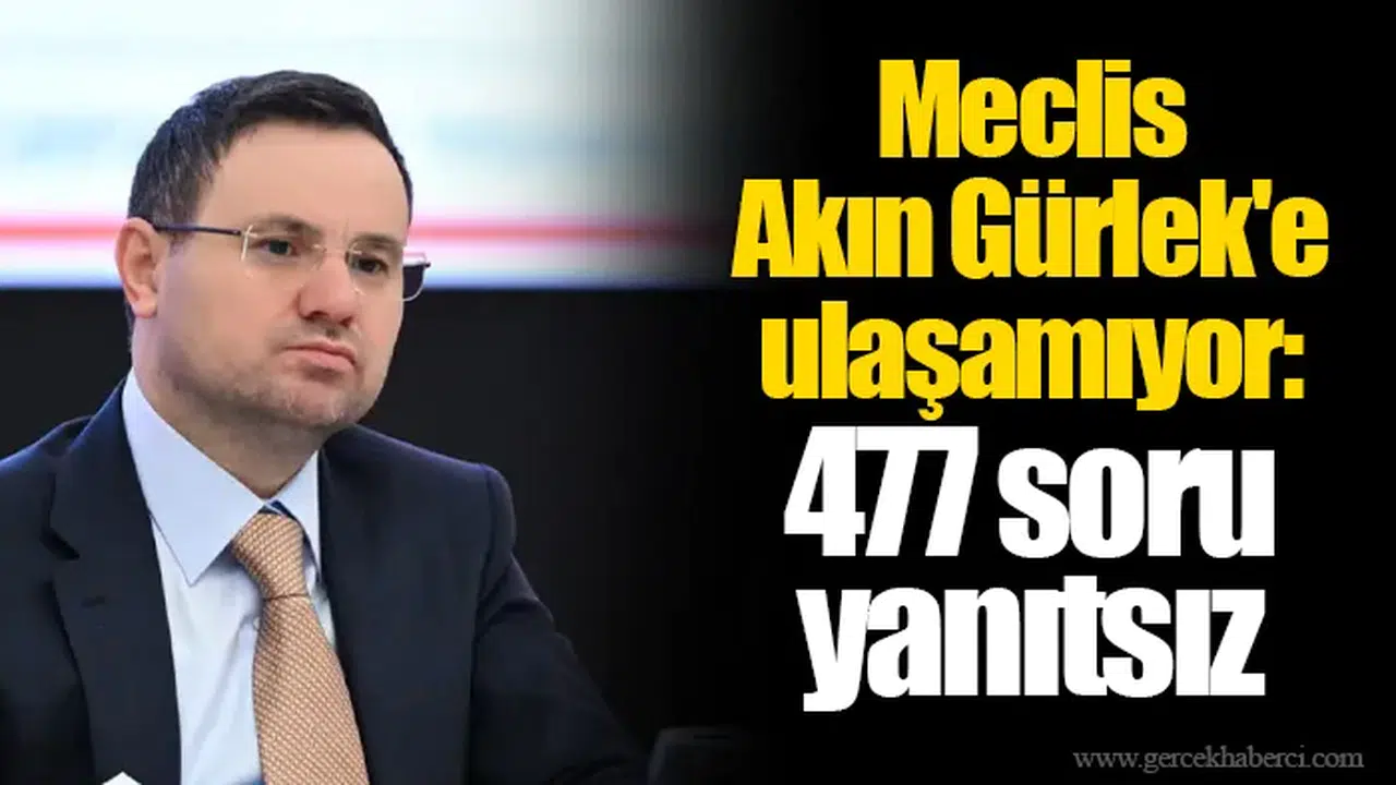 Meclis Akın Gürlek'e ulaşamıyor: 477 soru yanıtsız