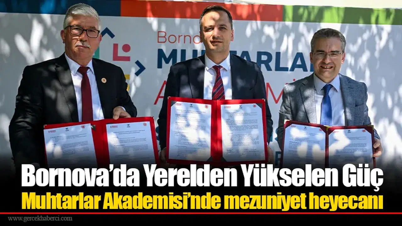 Muhtarlar Akademisi’nde mezuniyet heyecanı