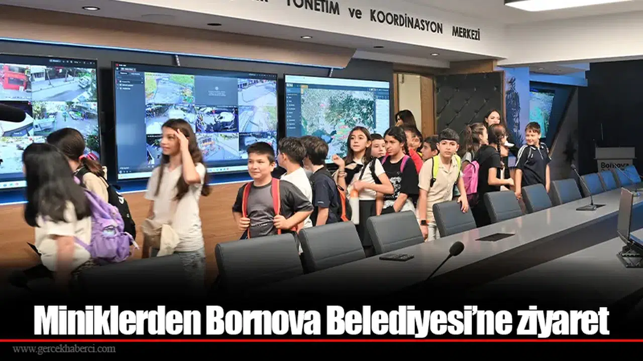 Miniklerden Bornova Belediyesi’ne ziyaret