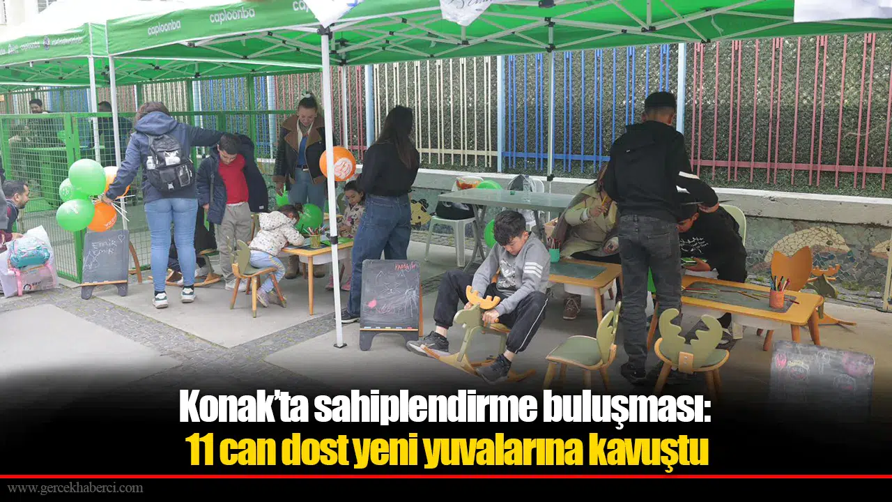 Konak’ta sahiplendirme buluşması: 11 can dost yeni yuvalarına kavuştu