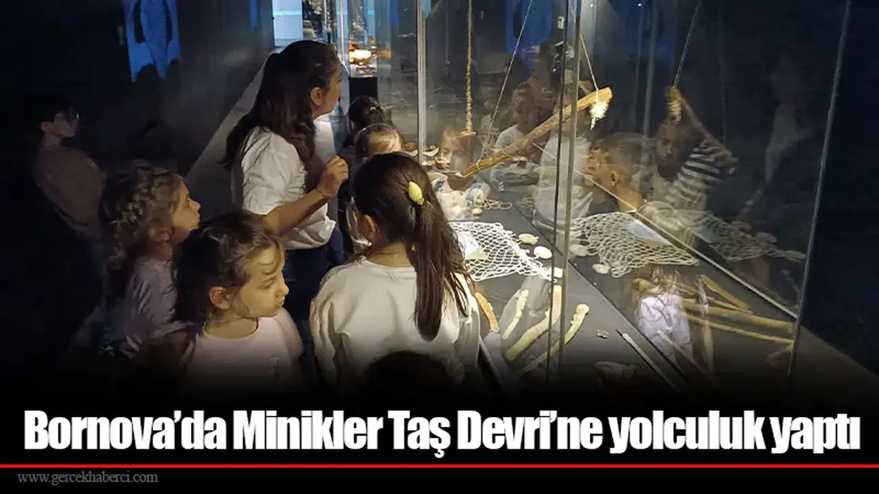 Bornova’da Minikler Taş Devri’ne yolculuk yaptı
