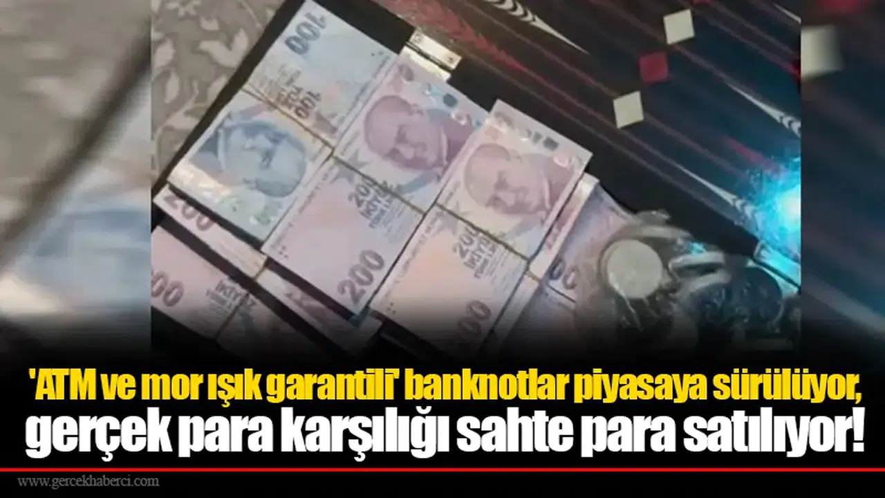 Şüpheliler Telegram üzerinden sahte para satıyor