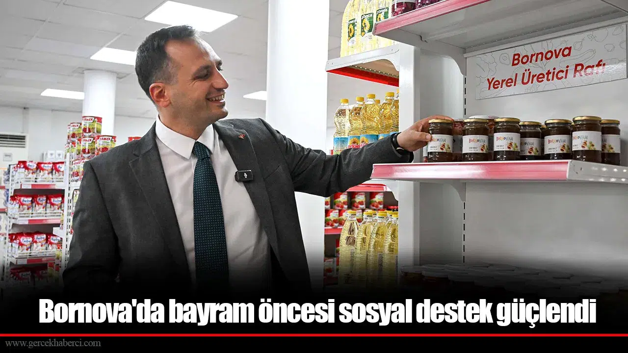 Bornova'da bayram öncesi sosyal destek güçlendi