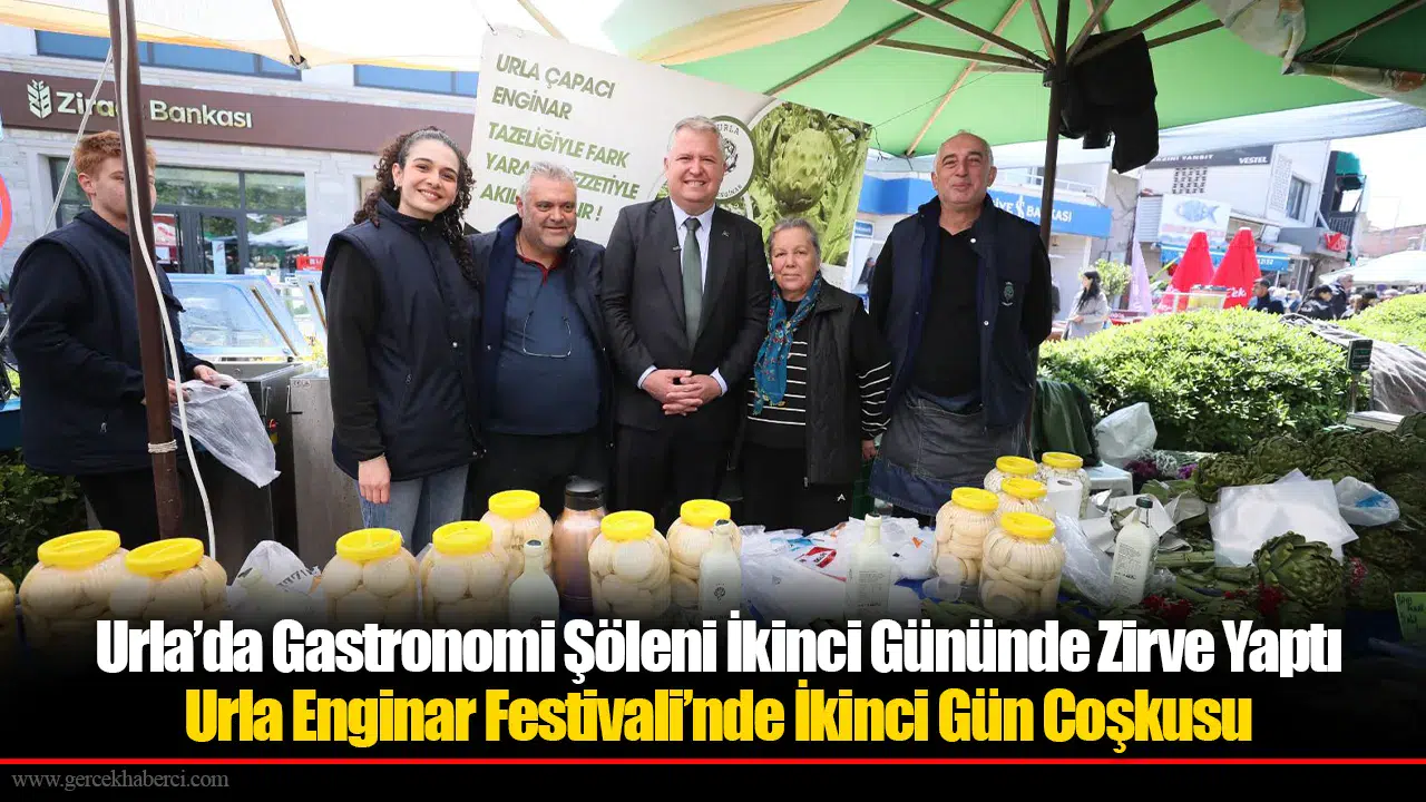 Urla’da Gastronomi Şöleni İkinci Gününde Zirve Yaptı