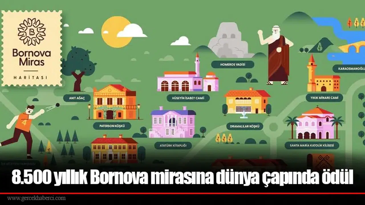 8.500 yıllık Bornova mirasına dünya çapında ödül