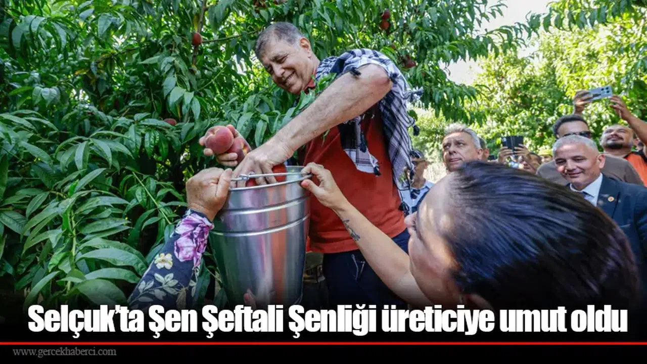 İzmir'de Şeftali Şenliği Üreticileri Buluşturdu, Tugay Çağrı Yaptı!