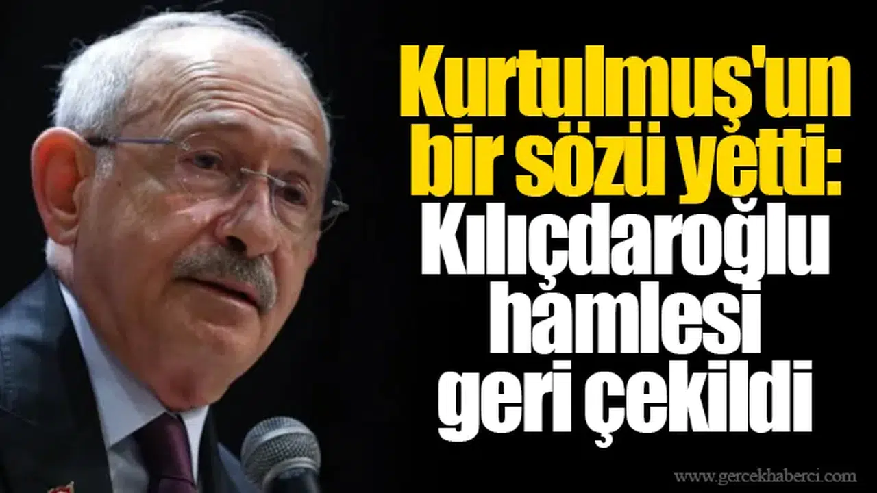 Kurtulmuş'un bir sözü yetti: Kılıçdaroğlu hamlesi geri çekildi