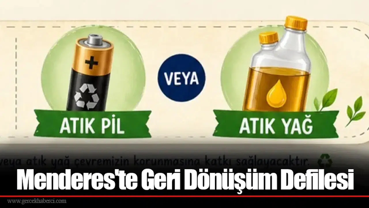 Menderes'te Geri Dönüşüm Defilesi