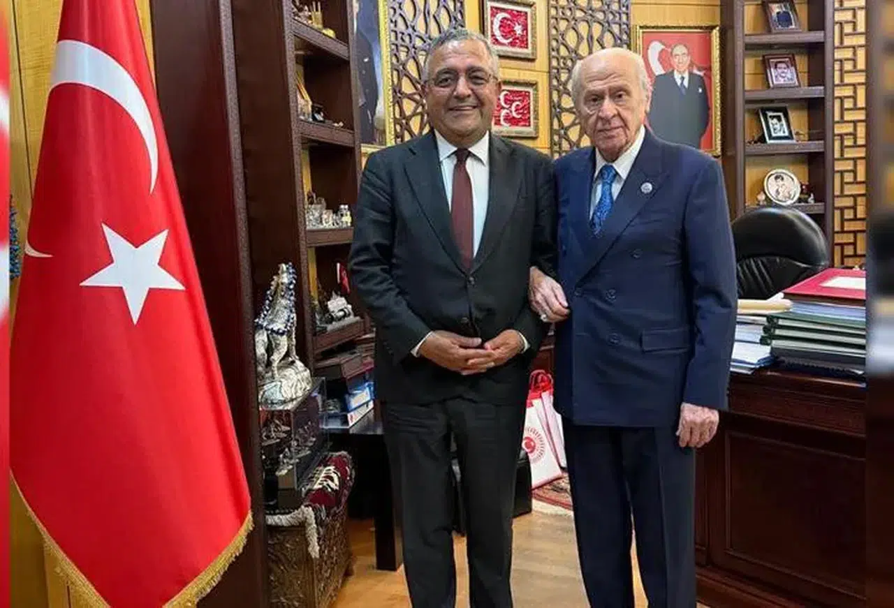 Devlet Bahçeli Sezgin Tanrıkulu ile görüştü