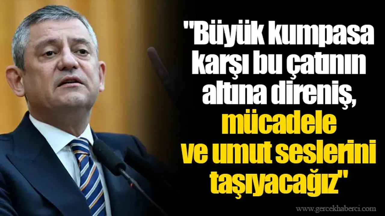 CHP'de 'mutlak butlan' sonrası ilk grup toplantısı: Özgür Özel kürsüde!