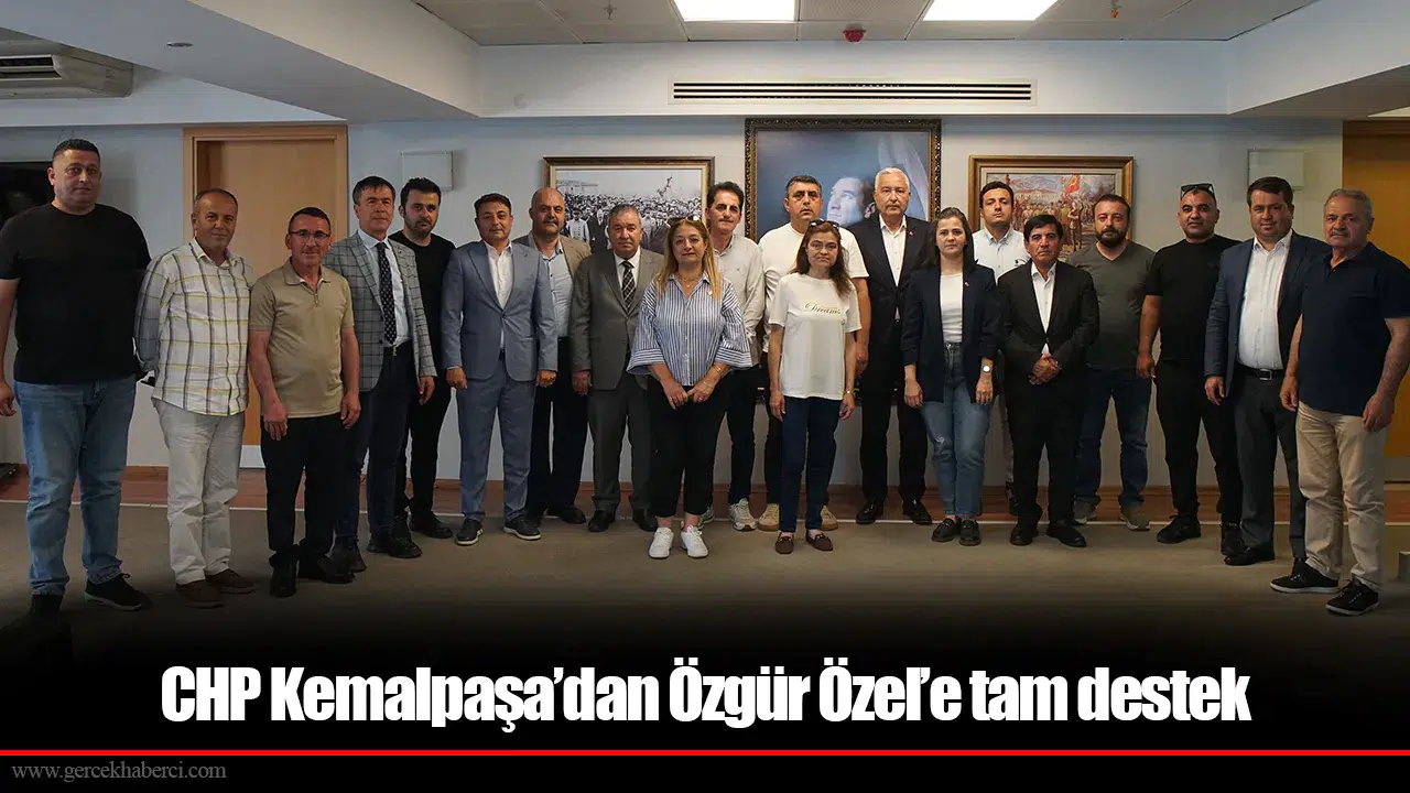 CHP Kemalpaşa’dan Özgür Özel’e tam destek