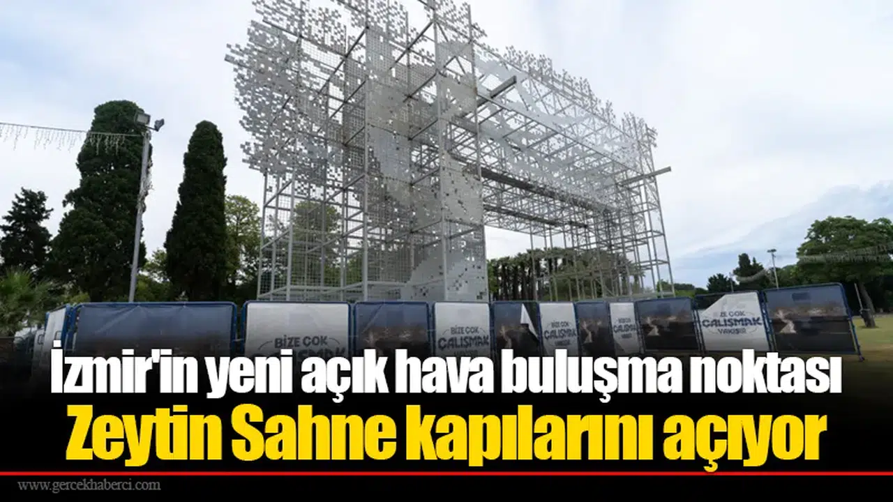 İzmir'in yeni açık hava buluşma noktası... Zeytin Sahne kapılarını açıyor