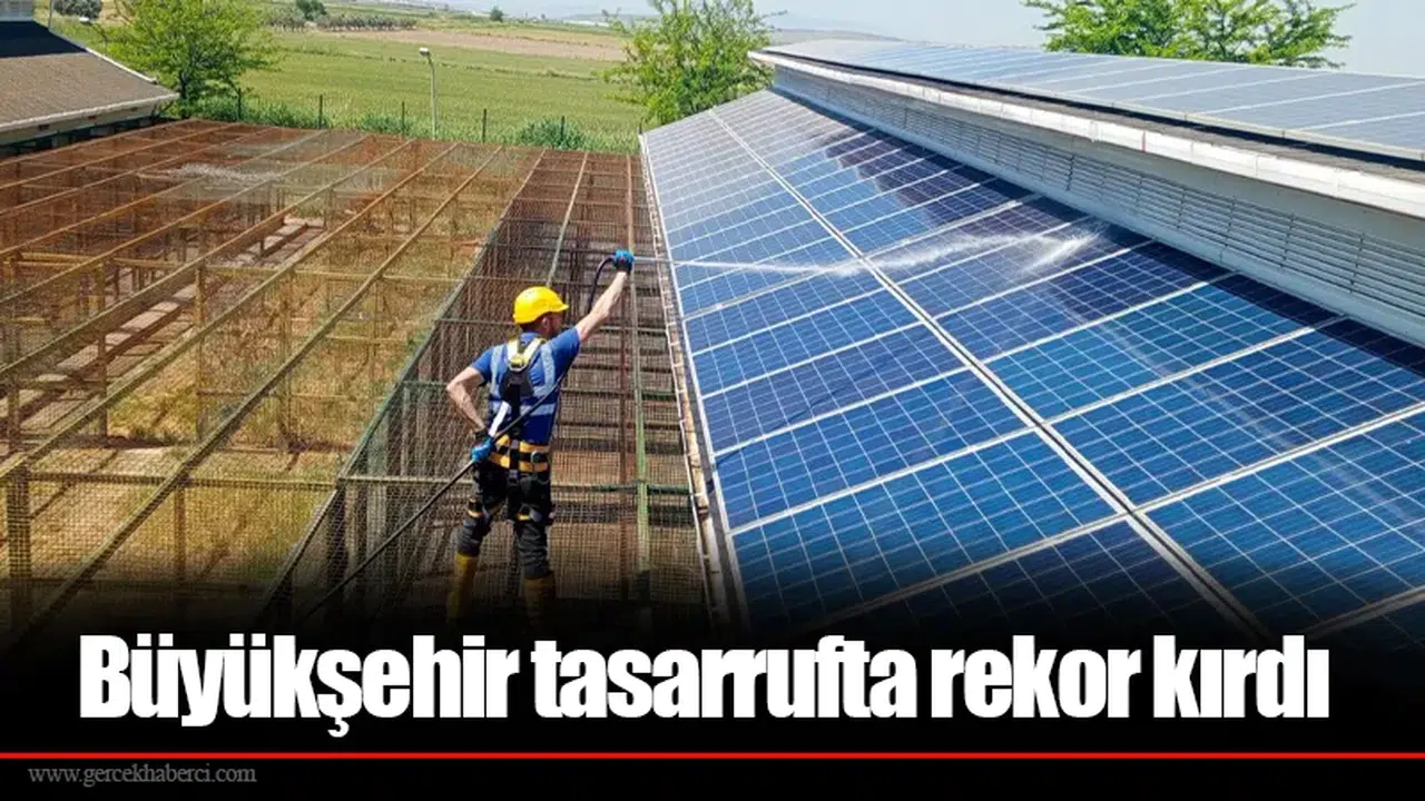 Büyükşehir tasarrufta rekor kırdı
